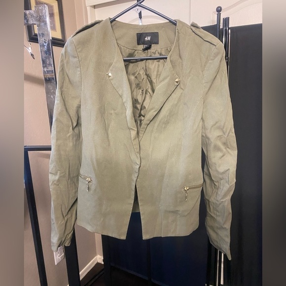‼️MILITARY H&M BLAZER JACKET‼️ - Picture 1 of 8